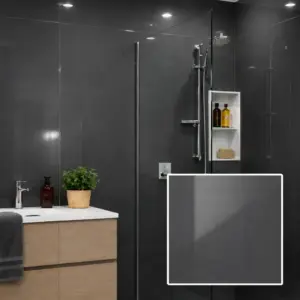 Seratone Metallic Big Smoke Gloss Wet Wall Lining 2700x1200 4.75mm *