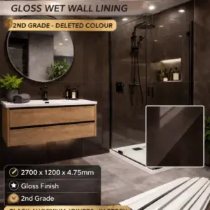 Seratone Metallic Stealth Gloss Wet Wall Lining 2700x1200 4.75mm *