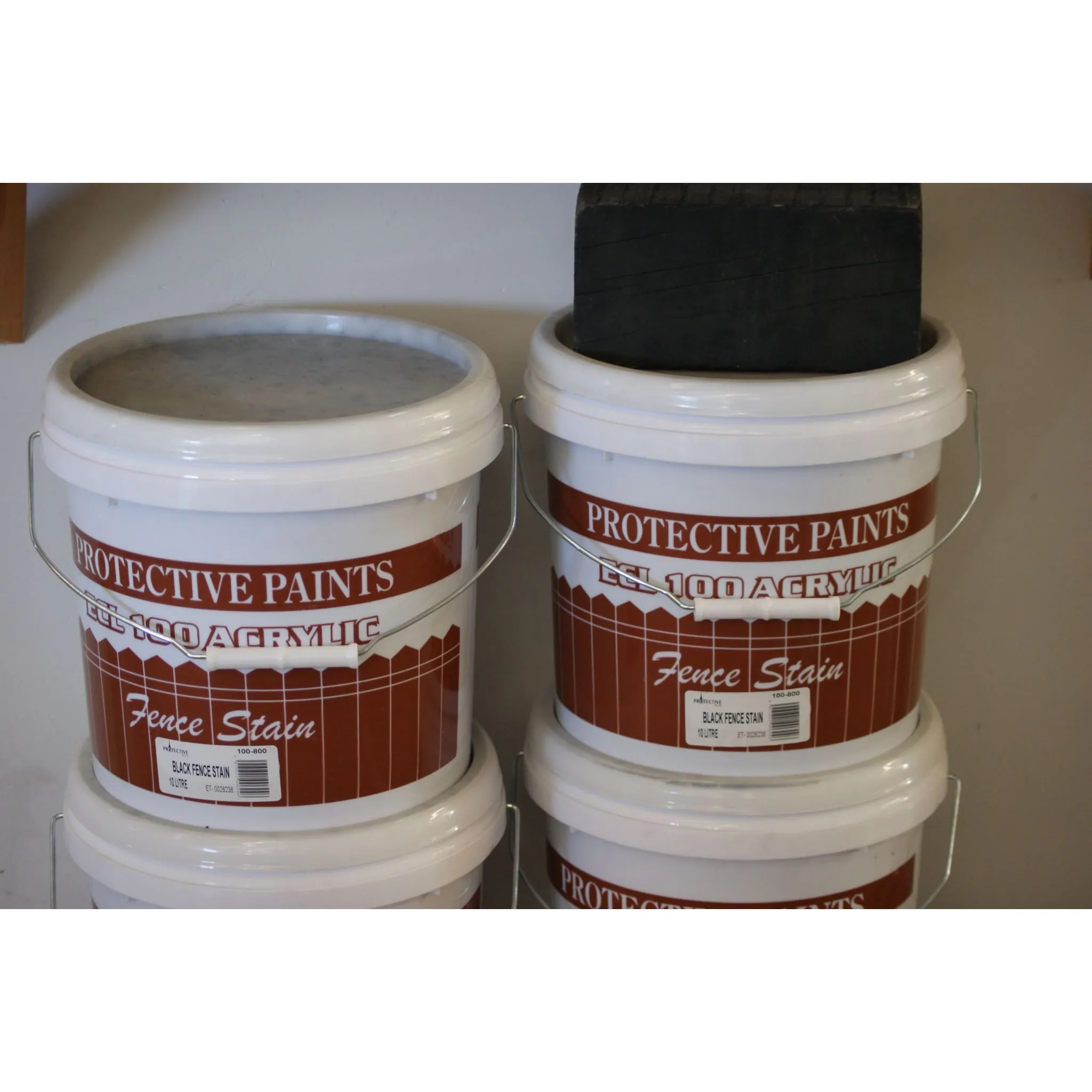 Protective Fence Stain Dark Brown 10 Litres