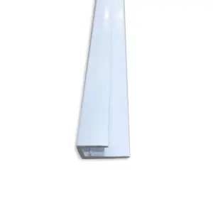 PVC Moulding End Cap 4.75mm 2.4 metre White