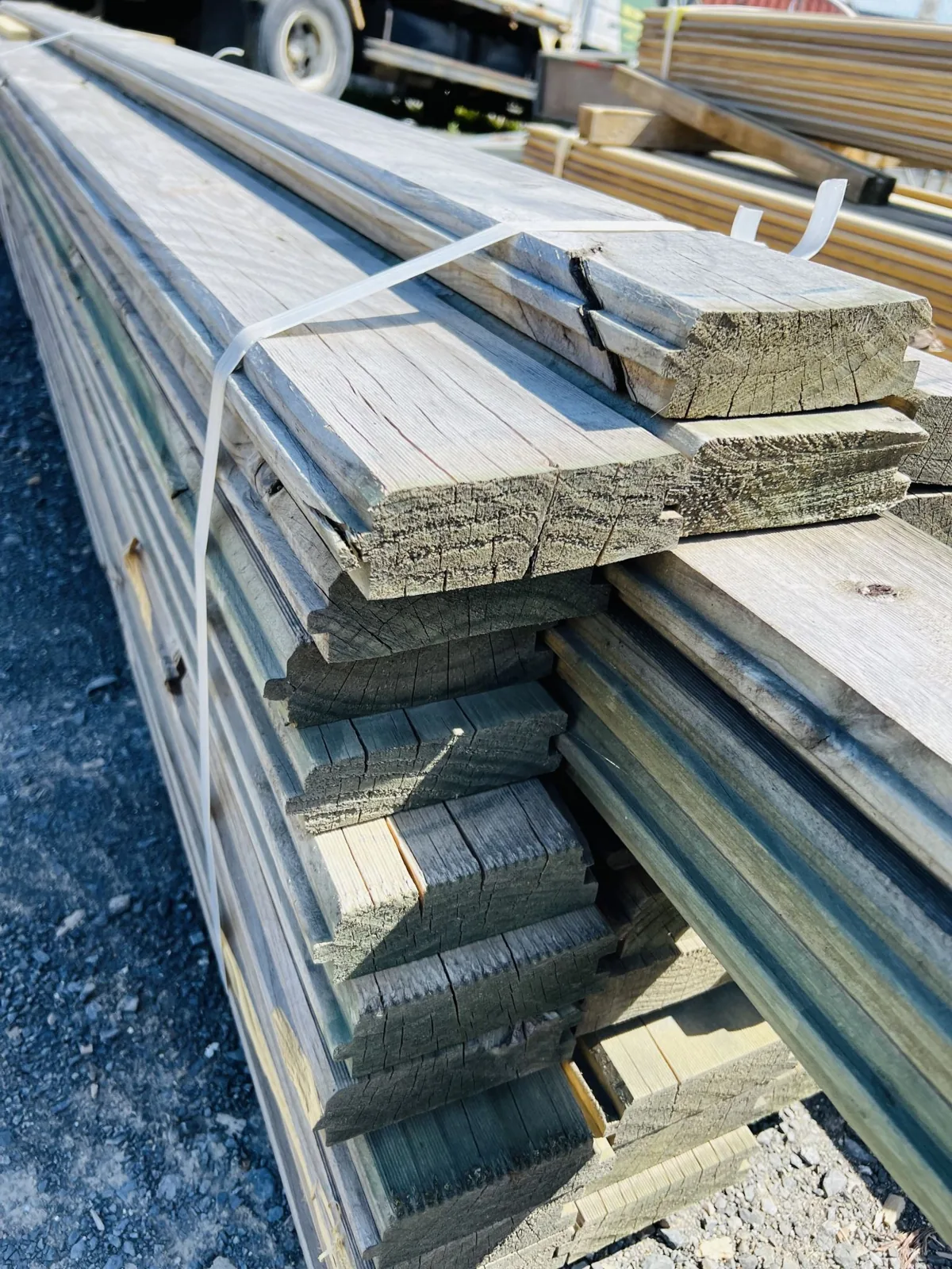 Retaining Timber 150x50mm TG & V H4 Treated